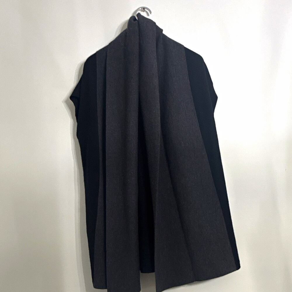 Banana Republic Black Knit FineMerino Wool Open Front Cardigan Sweater Women's S